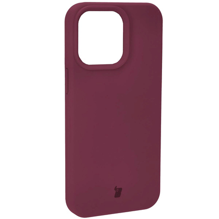 Etui silikonowe Bizon Soft Case do iPhone 15 Pro Max, ciemnofioletowe