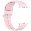 Silikonowy pasek Bizon Strap Watch Silicone G do Galaxy Watch 8 40 mm / 44 mm / 8 Classic 46 mm, różowy