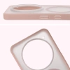 Etui z pierścieniem magnetycznym Bizon Case MatteO do Nothing Phone (3a) Pro, przydymione-różowe