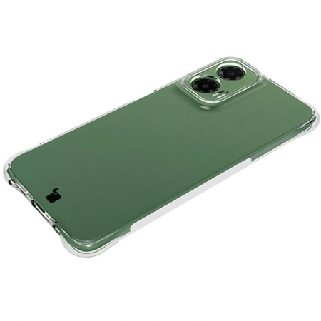 Elastyczne etui + 2x folia na ekran Bizon Case Clear Pack do Motorola Moto G35 5G