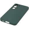 Etui Bizon Case Silicone Sq do Galaxy S23, ciemnozielone
