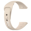 Pasek Bizon Strap Watch Dots do Xiaomi Redmi Watch 3, beżowy