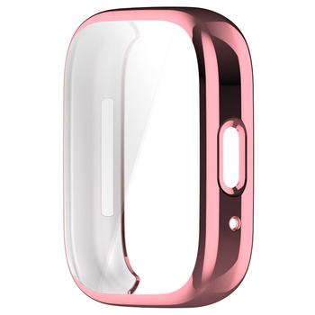 Etui Bizon Case Watch Felipe do Xiaomi Redmi Watch 3 Active, różowe