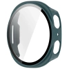 Etui ze szkłem do zegarka Bizon Case+Glass Watch do Samsung Galaxy Watch 8 40 mm, zielone