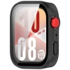 Etui ze szkłem do zegarka Bizon Case+Glass Watch do Huawei Watch Fit 4, czarne matowe