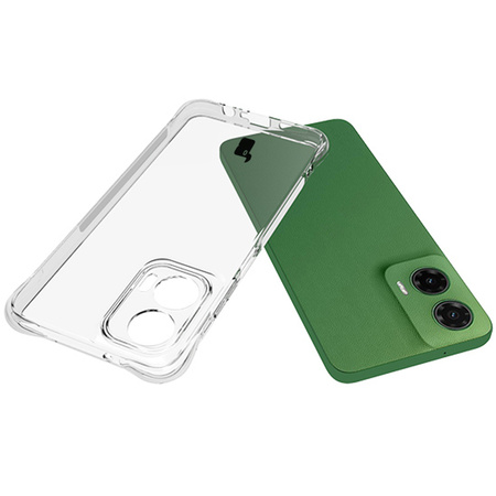 Elastyczne etui Bizon Case Salpa do Motorola Moto G35 5G, przezroczyste