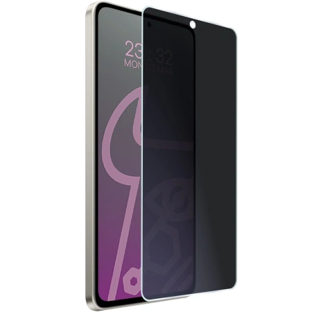 Prywatyzujące szkło hybrydowe Bizon Glass Mule Shadow do Xiaomi Poco M7 Pro 5G, matowe