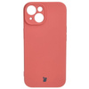 Etui Bizon Case Silicone do Apple iPhone 15, brudny róż