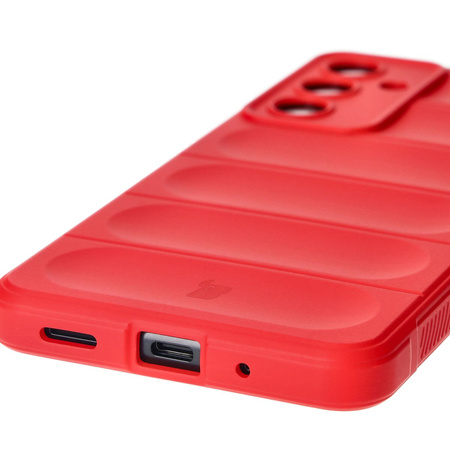 Pancerne etui Bizon Case Tur do Galaxy M55 5G, czerwone