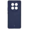 Silikonowe etui Bizon Soft Case do Xiaomi Redmi Note 14 Pro 4G, ciemnoniebieskie