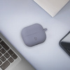 Silikonowe etui z karabińczykiem Bizon Case Headphone Silicone do Galaxy Buds 3/3 Pro/3 FE, szare