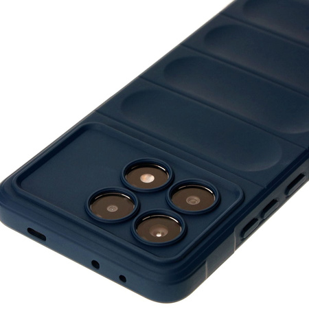 Pancerne etui Bizon Case Tur do Xiaomi Pocophone X6 Pro, granatowe