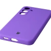 Silikonowe etui Bizon Soft Case do Galaxy S25 FE, fioletowe