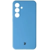 Silikonowe etui Bizon Soft Case do Galaxy S25 FE, niebieskie
