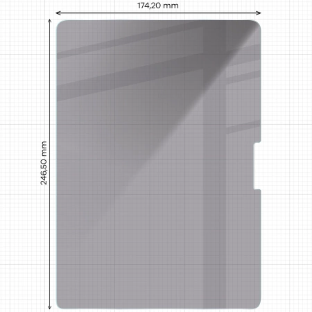 Prywatyzujące szkło hartowane Bizon Glass Tab Clear Shadow Duo do iPad Pro 11 2024, 2 sztuki