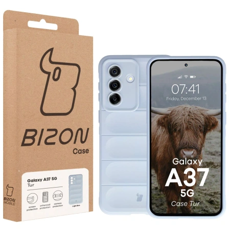 Pancerne etui Bizon Case Tur do Galaxy A37 5G, jasnoniebieskie