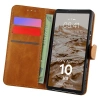 Etui z klapką Bizon Case Pocket do Sony Xperia 10 VII, brązowe