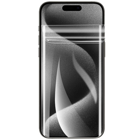 Folia hydrożelowa na ekran Bizon Glass Hydrogel Front Duo do iPhone 15 / 15 Pro / 16, 2 sztuki