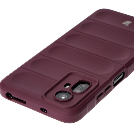 Pancerne etui Bizon Case Tur do Xiaomi Redmi Note 12S, burgundowe