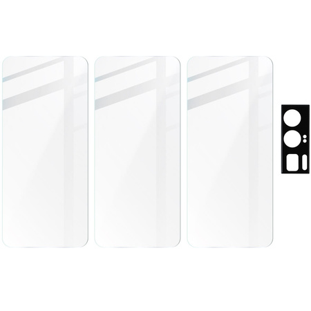 3x Szkło + szybka na aparat BIZON Clear 2 Pack do Xiaomi Poco F5 Pro