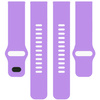 Pasek silikonowy do smartwatcha, Bizon Strap Watch Silicone Pro H, Quick Release 22 mm, fioletowy