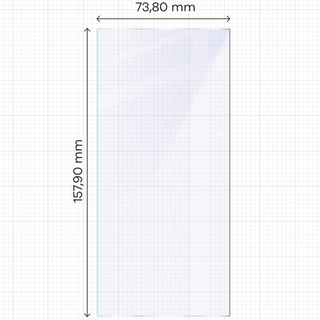 Elastyczne szkło hybrydowe Bizon Glass Mule do Galaxy S24 Ultra
