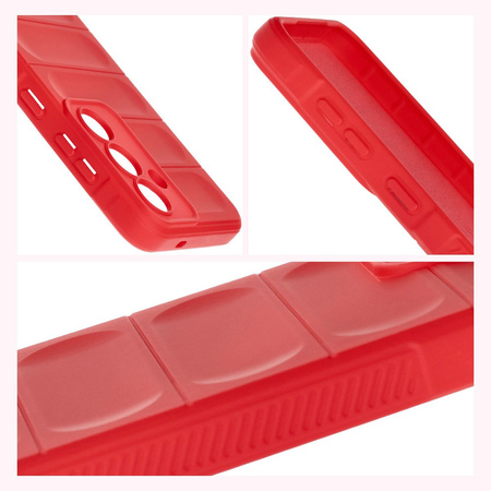 Pancerne etui Bizon Case Tur do Galaxy S25 Plus, czerwone