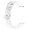 Pasek Bizon Strap Watch Silicone do Huawei Band 9 / Band 8, biały