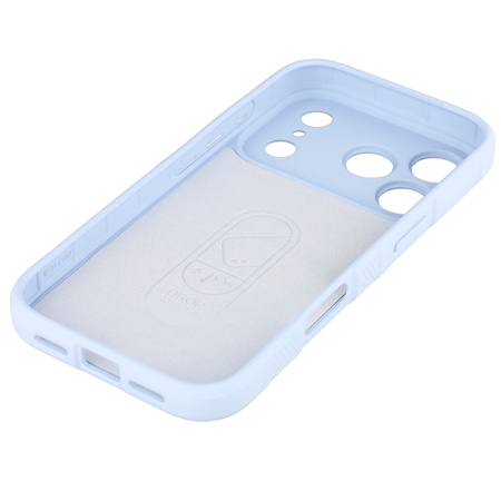 Pancerne etui Bizon Case Tur do iPhone 17 Pro, jasnoniebieskie