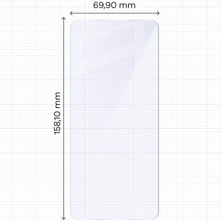 Elastyczne szkło hybrydowe Bizon Glass Mule do Realme 14T 5G
