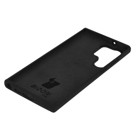 Silikonowe etui Bizon Soft Case do Galaxy S23 Ultra, czarne