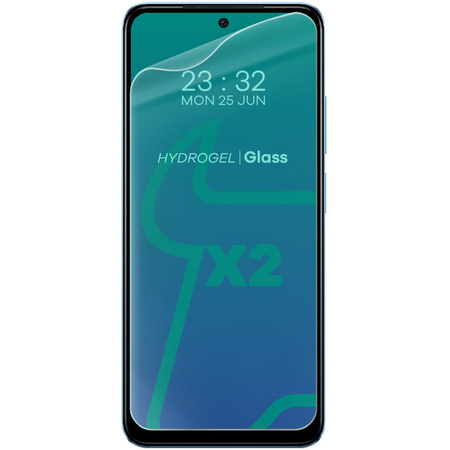 Folia hydrożelowa na ekran Bizon Glass Hydrogel Front Duo do Redmi Note 12S, 2 sztuki