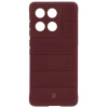Pancerne etui Bizon Case Tur do Motorola Edge 60 / 60 Fusion, burgundowe