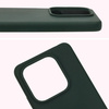 Silikonowe etui Bizon Soft Case do Xiaomi Redmi Note 14 5G, ciemnozielone