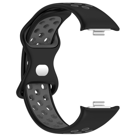 Pasek Bizon Strap Watch Octo do Xiaomi Redmi Watch 4/Xiaomi Band 8 Pro, czarno-szary