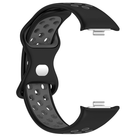 Pasek Bizon Strap Watch Octo do Xiaomi Redmi Watch 5/4 / Smart Band 9/8 Pro, czarno-szary