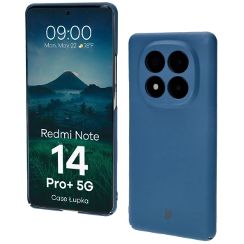 Etui Bizon Case Łupka do Xiaomi Redmi Note 14 Pro Plus 5G, niebieskie