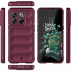 Pancerne etui Bizon Case Tur do OnePlus 10T, burgundowe