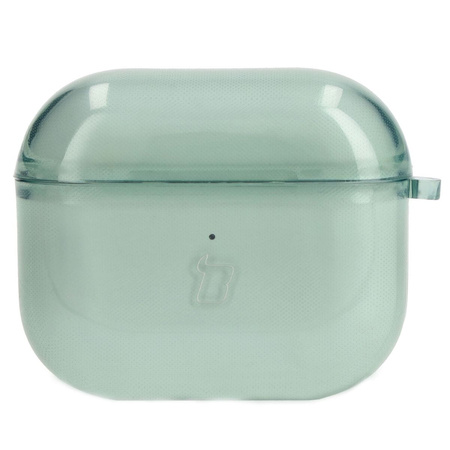 Etui Bizon Case Headphone Clear do Airpods 3, przezroczysto-zielone