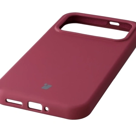 Silikonowe etui Bizon Soft Case do Xiaomi POCO F8 Ultra, ciemnofioletowe