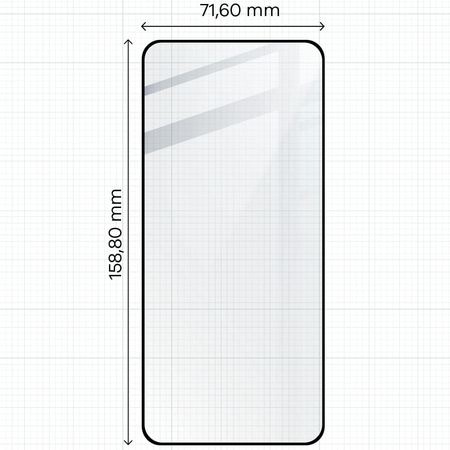 Szkło hartowane Bizon Glass Edge 2 do OnePlus Nord 3, czarne