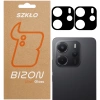 Szkło na aparat Bizon Glass Silk Lens do Xiaomi Redmi Note 14 4G, 2 sztuki