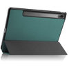 Etui Bizon Case Tab Croc do Lenovo Tab P12 Pro, ciemnozielone