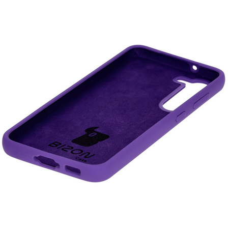 Silikonowe etui Bizon Soft Case do Galaxy S23, fioletowe