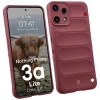Pancerne etui Bizon Case Tur do Nothing Phone (3a) Lite, burgundowe