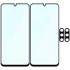 2x Szkło + szybka na aparat Bizon Edge Pack do Galaxy A17 5G