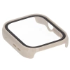 Etui ze szkłem do zegarka Bizon Case+Glass Watch do Huawei Watch Fit 4, beżowe