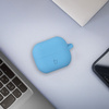 Silikonowe etui z karabińczykiem Bizon Case Headphone Silicone do Galaxy Buds 3/3 Pro/3 FE, niebieskie