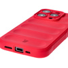 Pancerne etui Bizon Case Tur do iPhone 15 Pro, czerwone