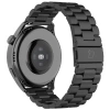Pasek ze stali nierdzewnej do smartwatcha, Bizon Strap Watch Aura, QuickRelease 20 mm, czarny